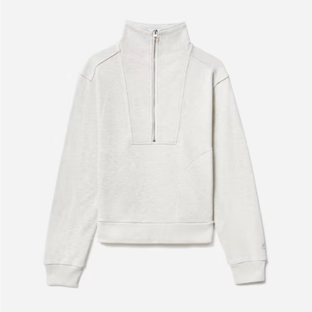 Everlane Track Half Zip Sweater
